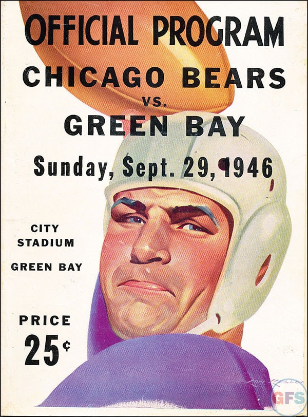 NFL Program: Green Bay Packers vs. Chicago Bears (September 29, 1946)