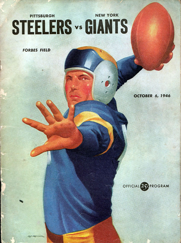 NFL Program: Pittsburgh Steelers vs. New York Giants (October 6, 1946)