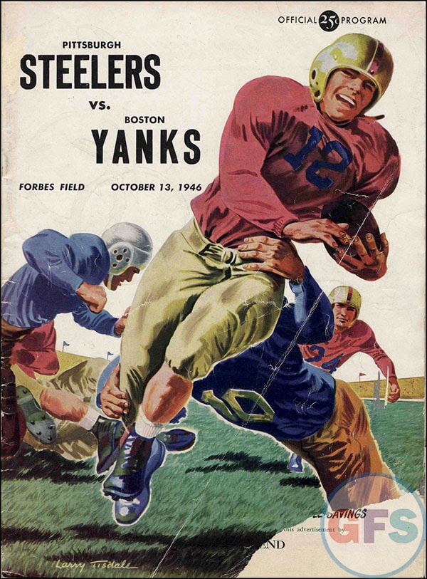 NFL Program: Pittsburgh Steelers vs. Boston Yanks (October 13, 1946)