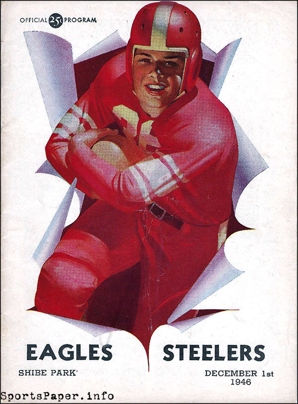 NFL Program: Philadelphia Eagles vs. Pittsburgh Steelers (December 1, 1946)