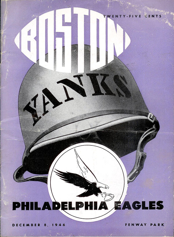 NFL Program: Boston Yanks vs. Philadelphia Eagles (December 8, 1946)