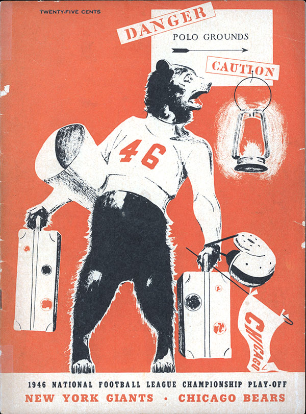 NFL Program: New York Giants vs. Chicago Bears (December 15, 1946)