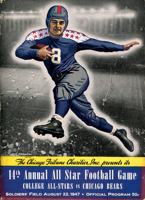 NFL Program: Chicago Bears vs. College All-Stars (August 22, 1947)