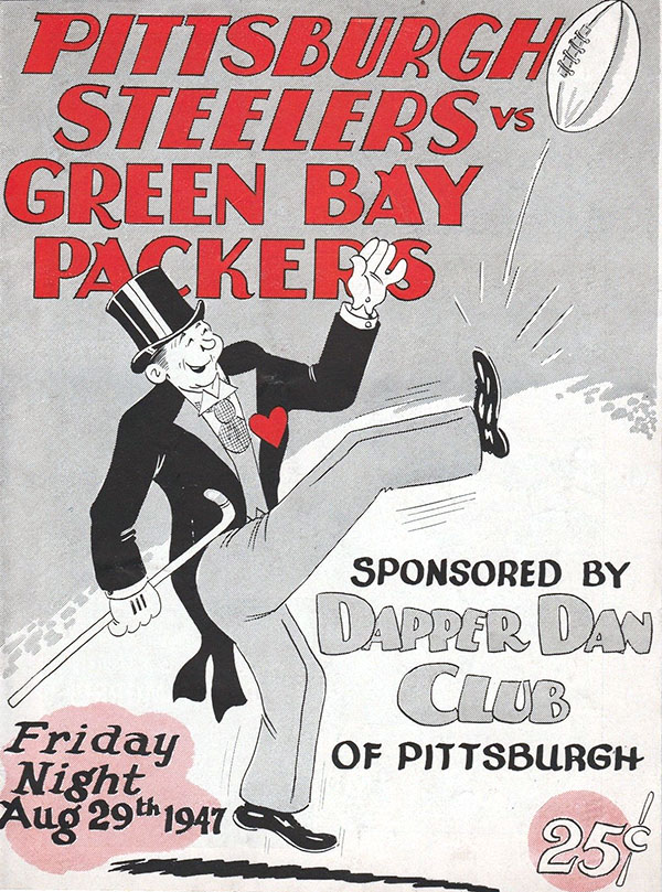 NFL Program: Pittsburgh Steelers vs. Green Bay Packers (August 29, 1947)