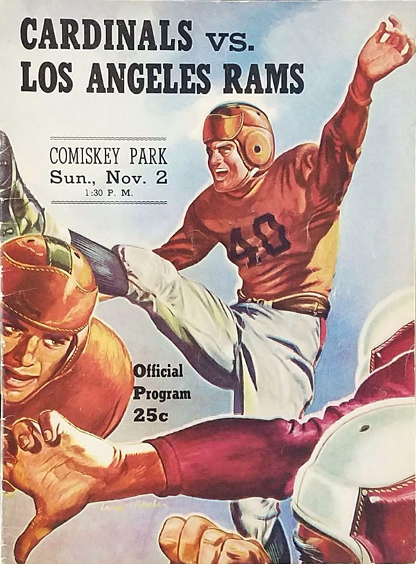 NFL Program: Chicago Cardinals vs. Los Angeles Rams (November 2, 1947)