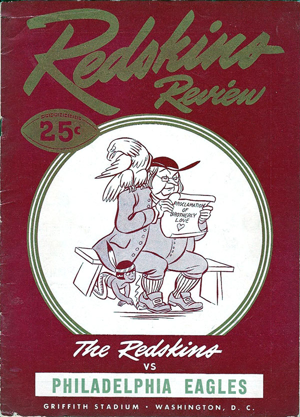 NFL Program: Washington Redskins vs. Philadelphia Eagles (November 2, 1947)