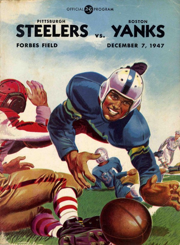 NFL Program: Pittsburgh Steelers vs. Boston Yanks (December 7, 1947)