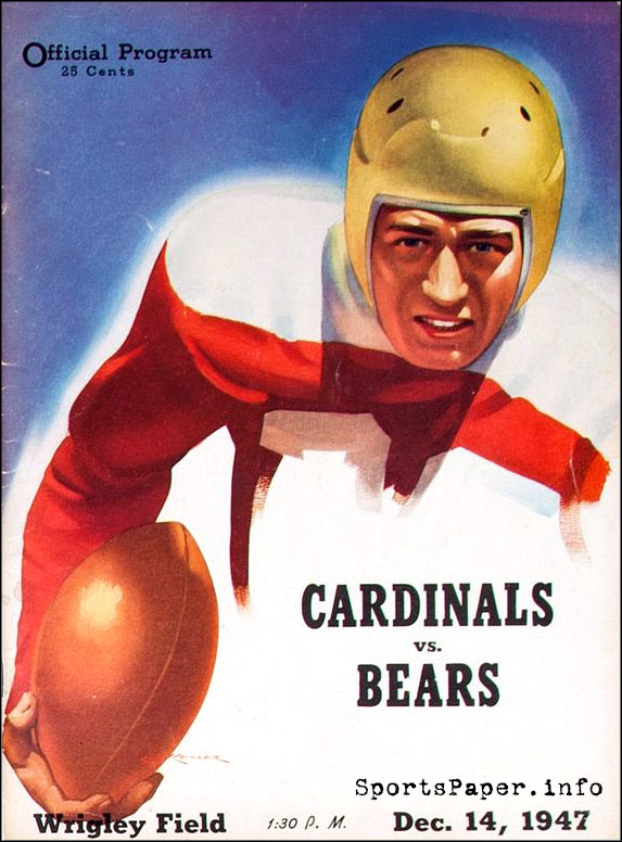 NFL Program: Chicago Bears vs. Chicago Cardinals (December 14, 1947)