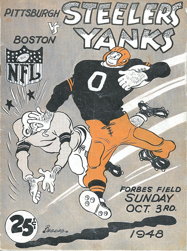 NFL Program: Pittsburgh Steelers vs. Boston Yanks (October 3, 1948)