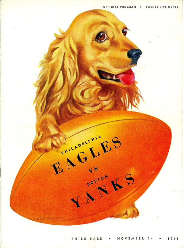 NFL Program: Philadelphia Eagles vs. Boston Yanks (November 14, 1948)