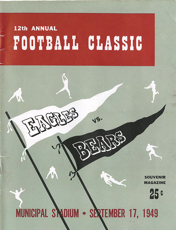 NFL Program: Philadelphia Eagles vs. Chicago Bears (September 17, 1949)