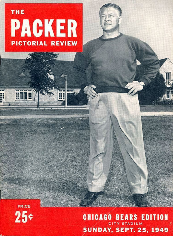 NFL Program: Green Bay Packers vs. Chicago Bears (September 25, 1949)