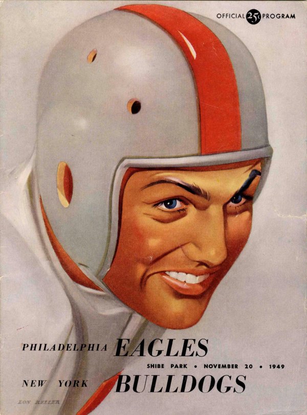 NFL Program: Philadelphia Eagles vs. New York Bulldogs (November 20, 1949)