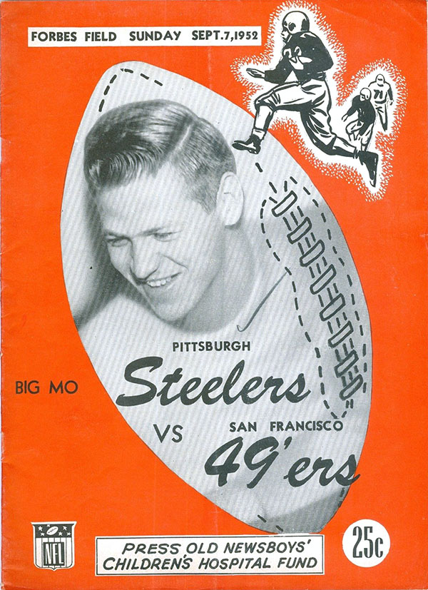 NFL Program: Pittsburgh Steelers vs. San Francisco 49ers (September 7, 1952)