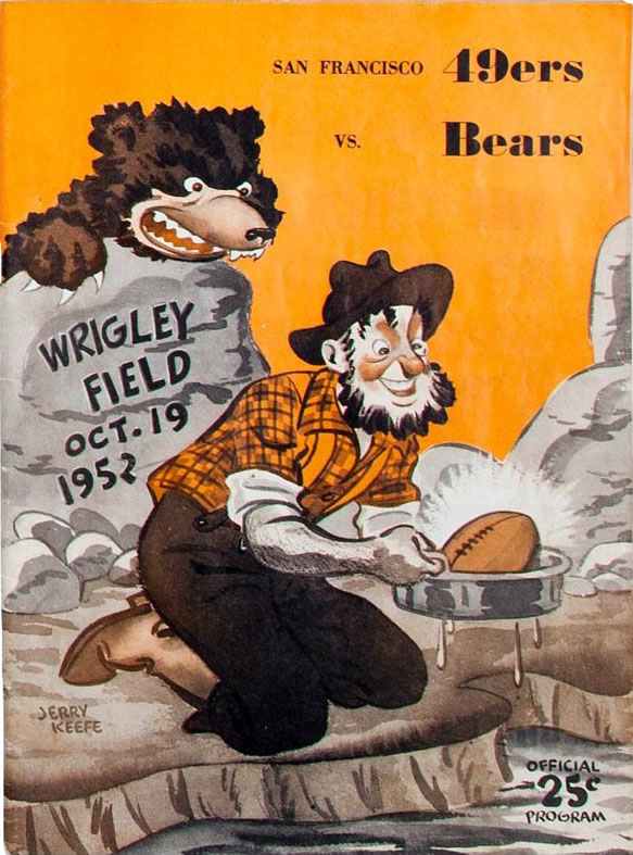 NFL Program: Chicago Bears vs. San Francisco 49ers (October 19, 1952)