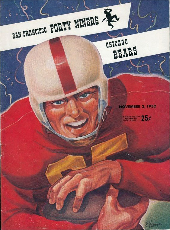 NFL Program: San Francisco 49ers vs. Chicago Bears (November 2, 1952)