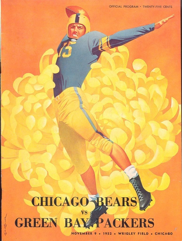 NFL Program: Chicago Bears vs. Green Bay Packers (November 9, 1952)