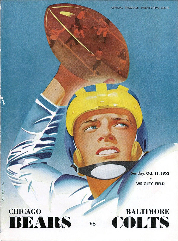 NFL Program: Chicago Bears vs. Baltimore Colts (October 11, 1953)