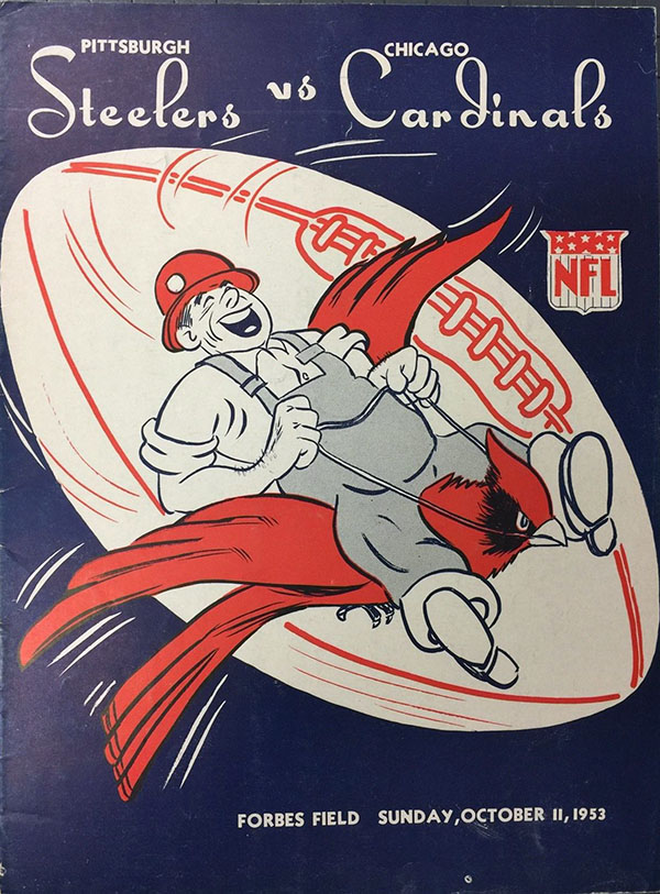 NFL Program: Pittsburgh Steelers vs. Chicago Cardinals (October 11 1953)