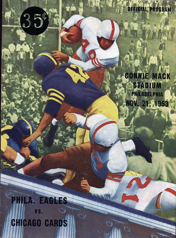 NFL Program: Philadelphia Eagles vs. Chicago Cardinals (November 21, 1953)