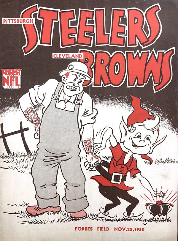 NFL Program: Pittsburgh Steelers vs. Cleveland Browns (November 22, 1953)