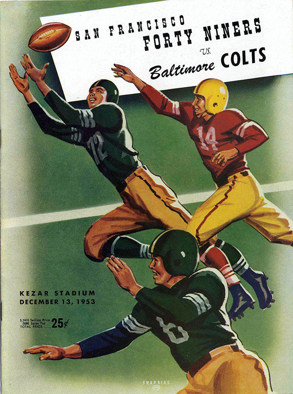 NFL Program: San Francisco 49ers vs. Baltimore Colts (December 13, 1953)