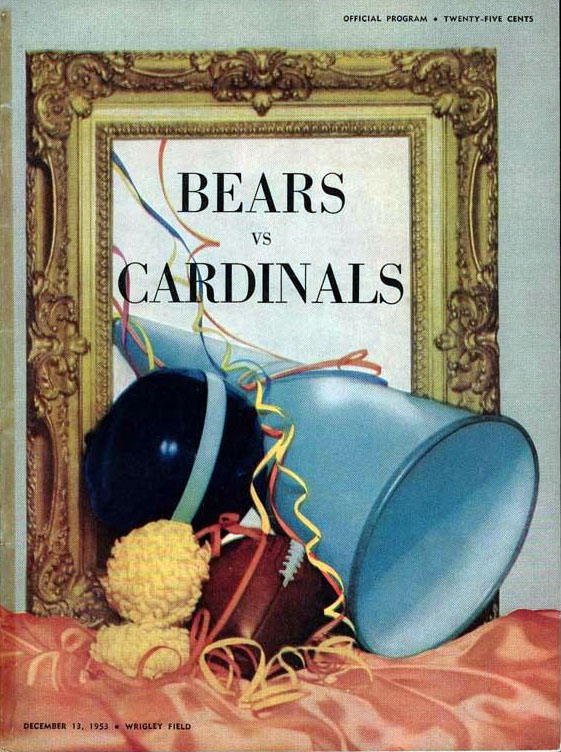 NFL Program: Chicago Bears vs. Chicago Cardinals (December 13, 1953)