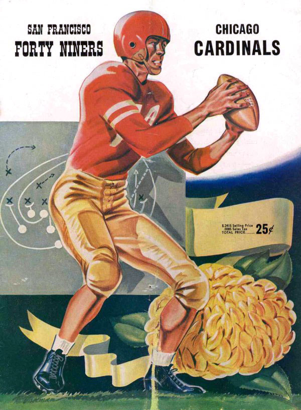 NFL Program: San Francisco 49ers vs. Chicago Cardinals (August 29, 1954)