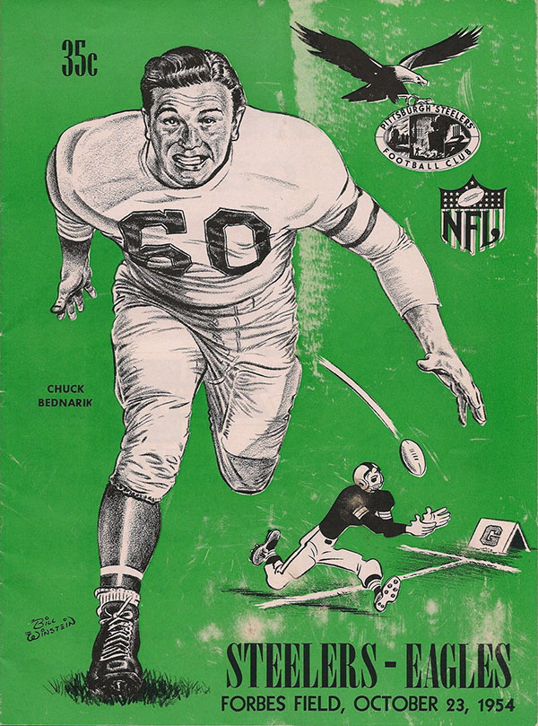 NFL Program: Pittsburgh Steelers vs. Philadelphia Eagles (October 23, 1954)