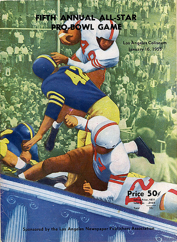 NFL Program: 1955 Pro Bowl