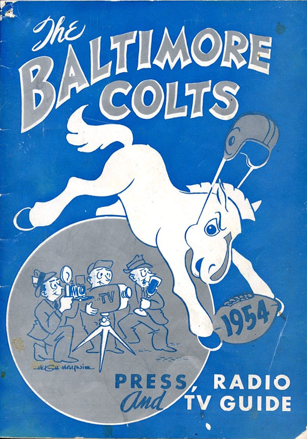 NFL Media Guide: Baltimore Colts (1954)