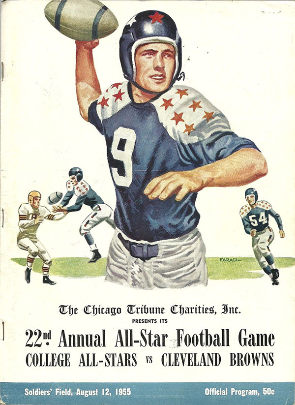 NFL Program: Cleveland Browns vs. College All-Stars (August 12, 1955)