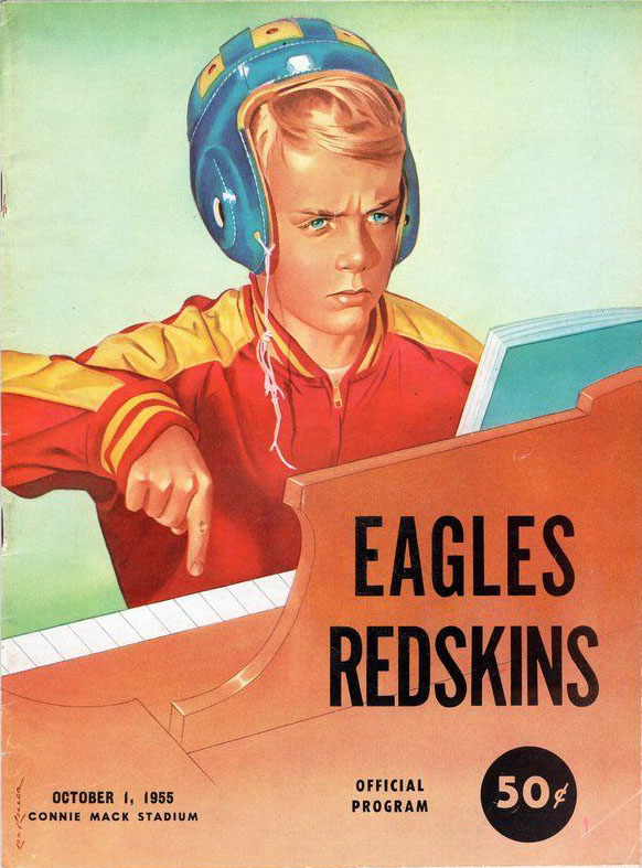 NFL Program: Philadelphia Eagles vs. Washington Redskins (October 1, 1955)