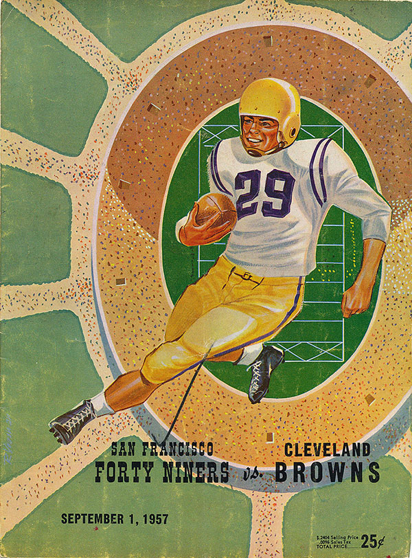 NFL Program: San Francisco 49ers vs. Cleveland Browns (September 1, 1957)