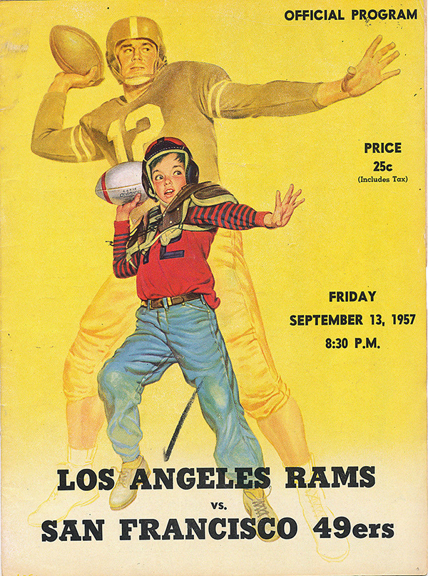 NFL Program: Los Angeles Rams vs. San Francisco 49ers (September