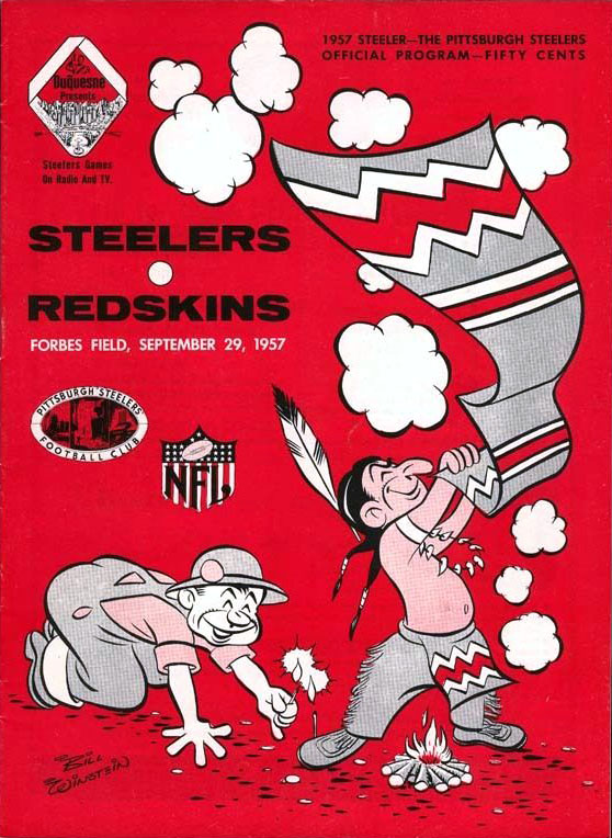 NFL Program: Pittsburgh Steelers vs. Washington Redskins (September 29, 1957)