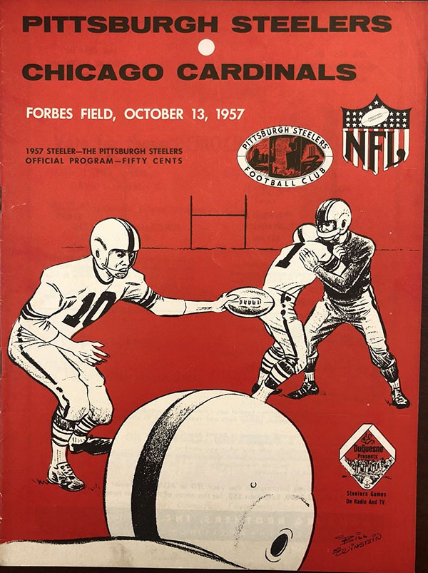 NFL Program: Pittsburgh Steelers vs. Chicago Cardinals (October 13, 1957)