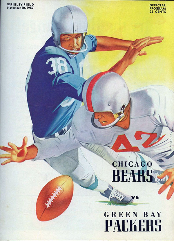 NFL Program: Chicago Bears vs. Green Bay Packers (November 10, 1957)