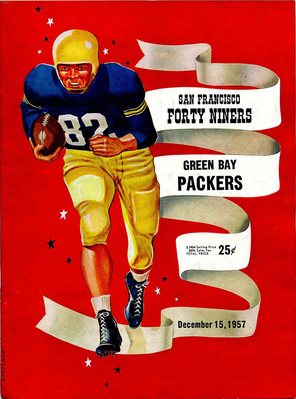 NFL Program: San Francisco 49ers vs. Green Bay Packers (December 15, 1957)