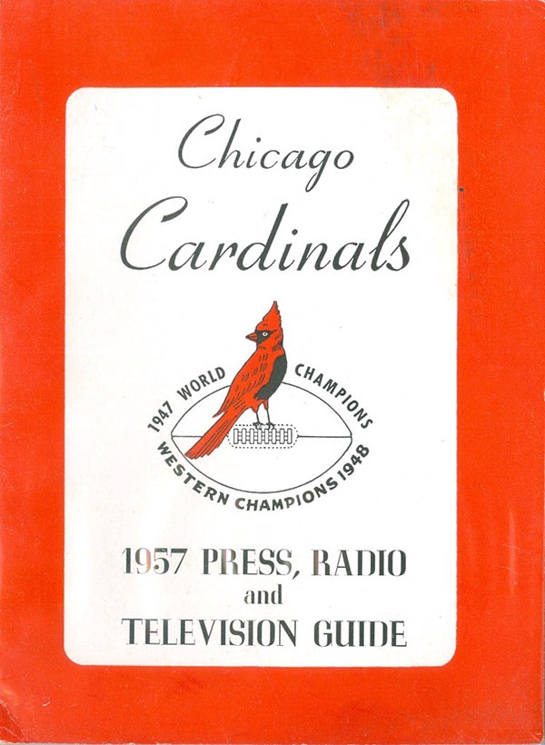 NFL Media Guide: Chicago Cardinals (1957)