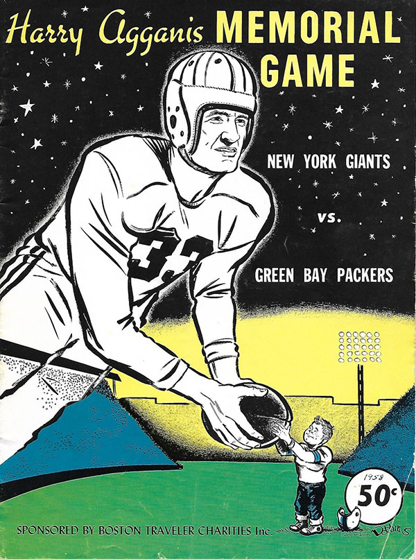 NFL Program: New York Giants vs. Green Bay Packers (September 6, 1958)