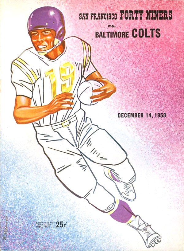 NFL Program: San Francisco 49ers vs. Baltimore Colts (December 14, 1958)