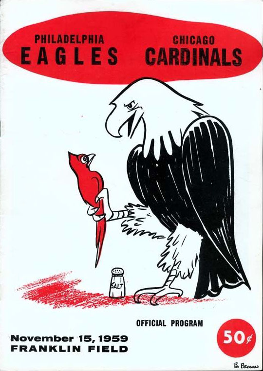 NFL Program: Philadelphia Eagles vs. Chicago Cardinals (November 15, 1959)