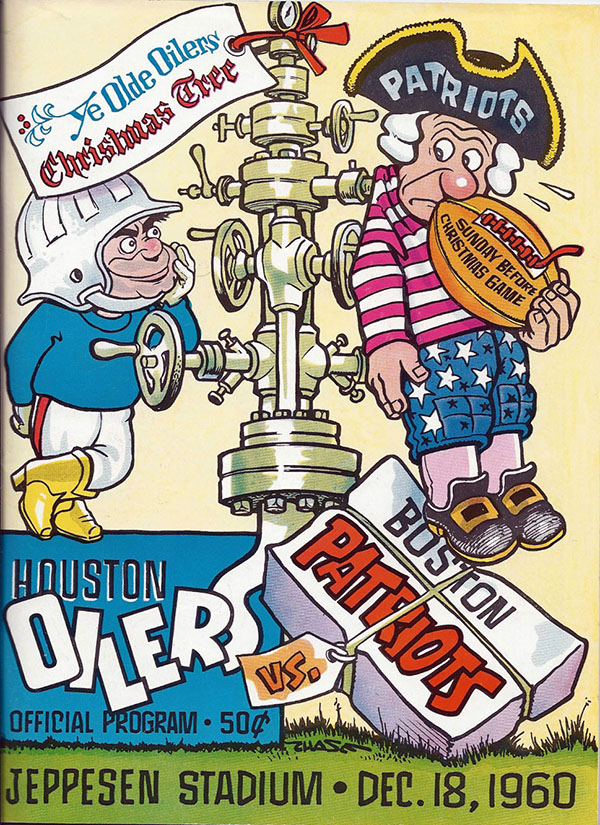 AFL Program: Houston Oilers vs. Boston Patriots (December 18, 1960