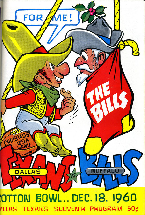 AFL Program: Dallas Texans vs. Buffalo Bills (December 18, 1960)