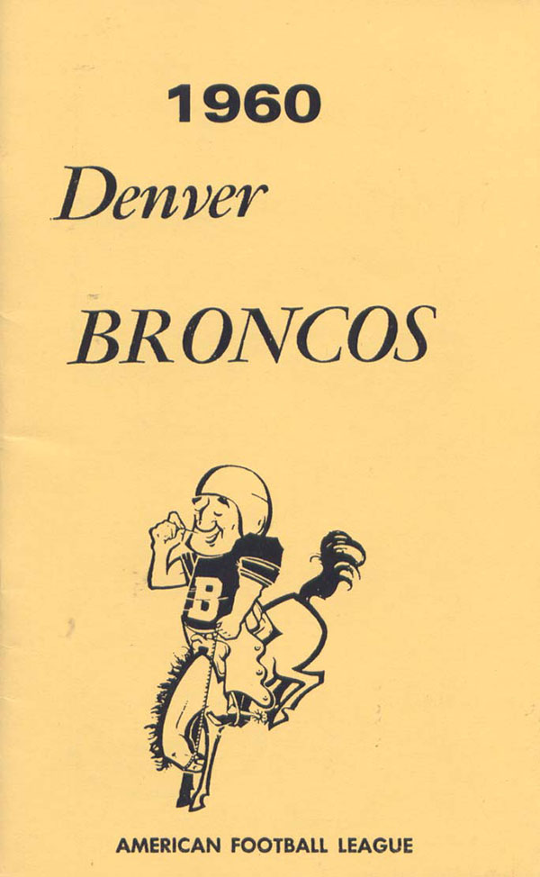 NFL Media Guide: Denver Broncos (1960)