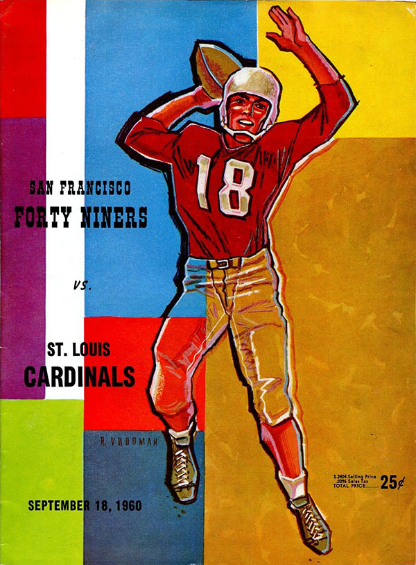 NFL Program San Francisco 49ers vs. St. Louis Cardinals