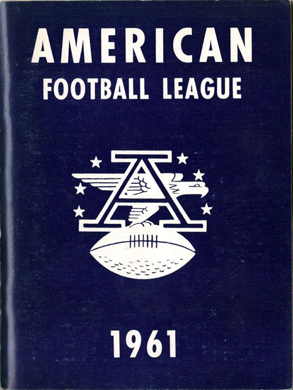 American Football League Media Guides