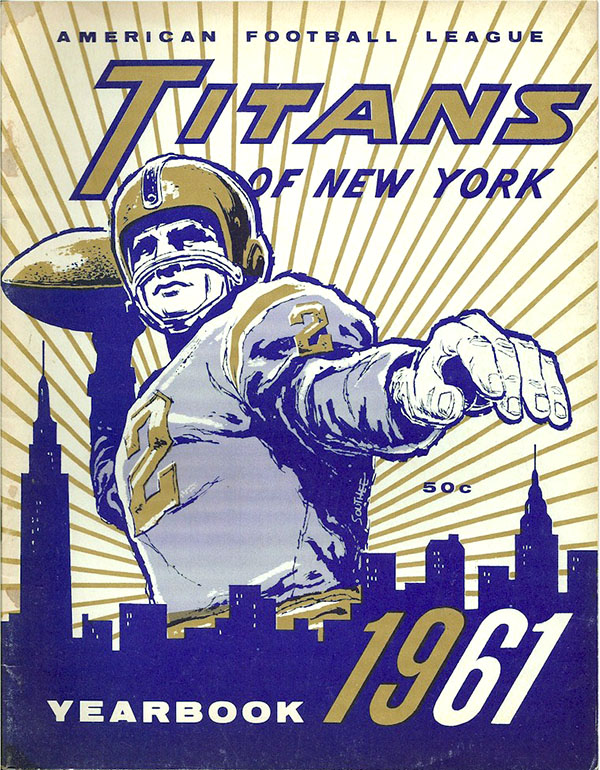 AFL Yearbook: New York Titans (1961)