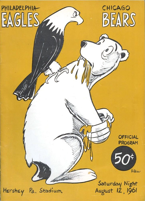 NFL Program: Philadelphia Eagles vs. Chicago Bears (August 12, 1961)